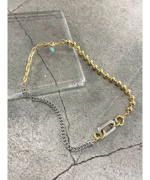 EMODA（エモダ）の「ボールチェーンボリュームネックレス（ネックレス・レディース・その他・FREE）」の2枚目の写真