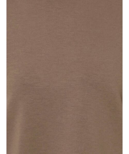 MURUA(ムルーア)の「スタンドネックフレンチスリーブトップス(Tシャツ/カットソー・レディース・ホワイト/ブラック/モカ・FREE)」の5枚目の写真