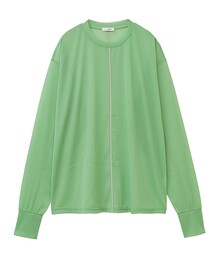 【CLANE/クラネ】LINE SHEER L/S TOPS ラインシアーロングスリーブトップス 12105-1102