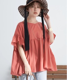 earth music&ecology | 2way袖フリルプルオーバー(シャツ/ブラウス)