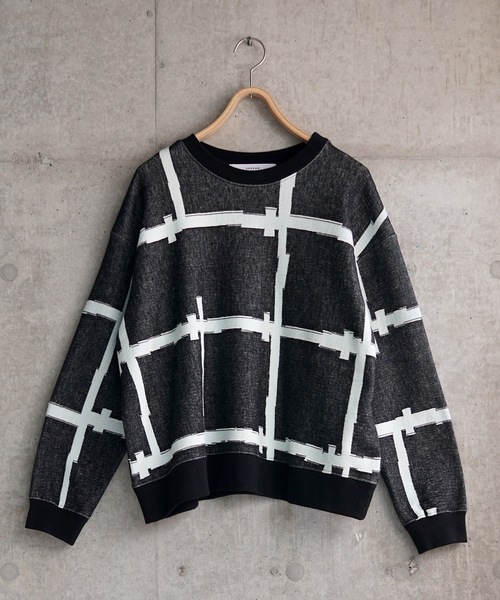 sneeuw（スニュウ）の「ビルディングJQプルオーバー（スウェット・レディース・ブラック/ベージュ・1/3）」の15枚目の写真