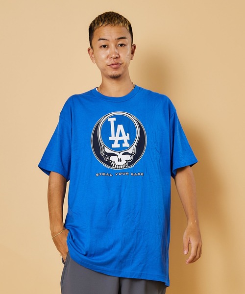 S/S TEE 'GRATEFUL DEAD LA DODGERS STEAL YOUR FACE