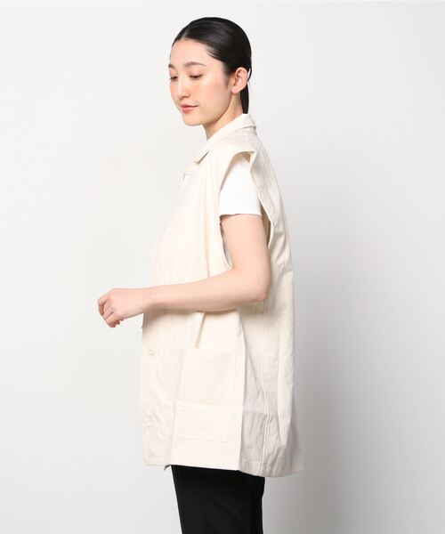 Yarmo（ヤーモ）の「YARMO:OVERSIZED SLEEVELESS W J（ベスト・レディース・ナチュラル・ONE SIZE）」の3枚目の写真