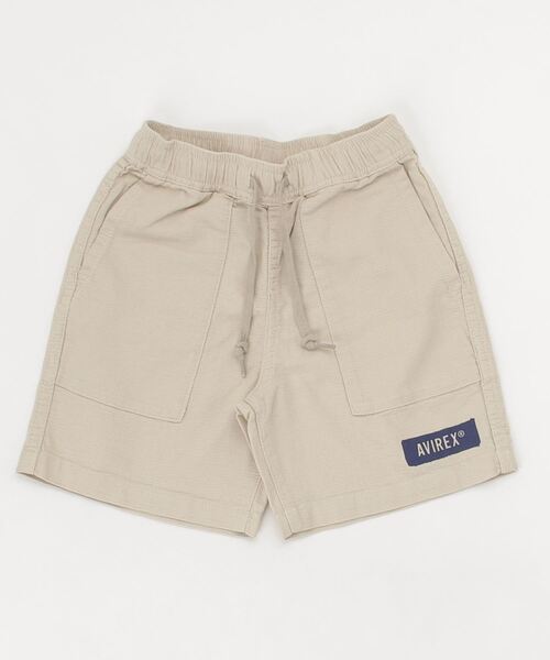 AVIREX(アヴィレックス)の「【KIDS】UTILITY EASY SHORTS/ ユーティリティーイージーショーツ(その他パンツ・キッズ・オリーブ/ベージュ・SMALL/LARGE/MEDIUM)」の2枚目の写真