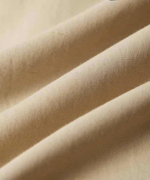 ROPE'（ロペ）の「レーヨン強撚ピークトラペルダブルボタンジャケット（テーラードジャケット・レディース・ベージュ/ダークブラウン・38/36）」の16枚目の写真