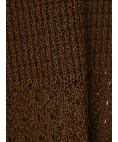 AMERICAN HOLIC（アメリカンホリック）の「透かし編みニットキャミワンピース（ワンピース・レディース・アイボリー/ブラック/キャメル・FREE）」の16枚目の写真