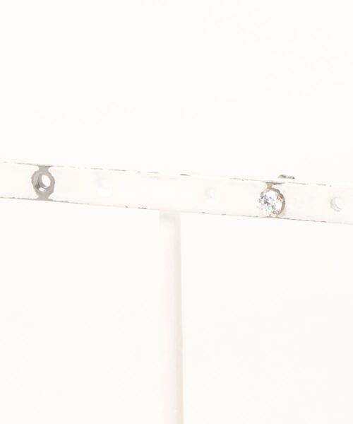Pledge(プレッジ)の「/Pledge/K10 PRECIOSA Cubic Zirconia(ピアス(片耳用)・メンズ・ブラック/ホワイト・FREE)」の4枚目の写真