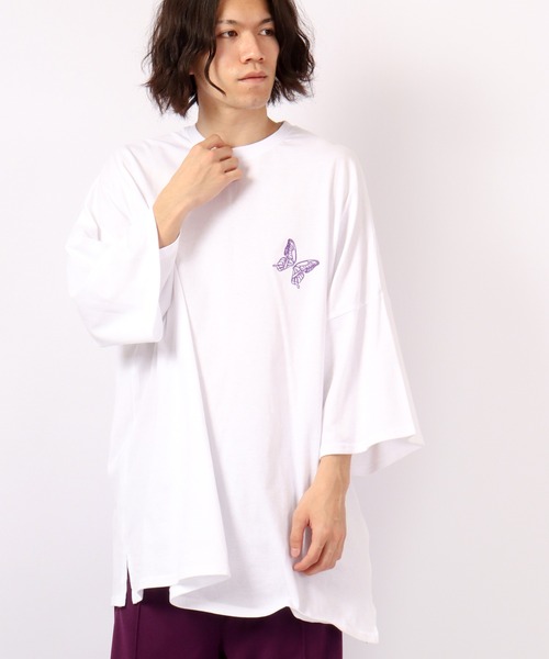 RE730(アールイーセブンサーティー)の「RE730 モンスタービッグシルエット半袖Tシャツ(Tシャツ/カットソー・メンズ・ホワイト/ブラック/ベージュ/ピンク/ブラック系その他3/ブルー系その他3/ホワイト系その他2/グリーン系その他2/グリーン系その他3/ホワイト系その他3/ブルー系その他2/ブラック系その他2/ホワイト系その他/ホワイト系その他4/ブラック系その他4/ブルー系その他4/ブラック系その他/ピンク系その他・M/L)」の3枚目の写真