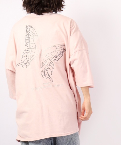 RE730(アールイーセブンサーティー)の「RE730 モンスタービッグシルエット半袖Tシャツ(Tシャツ/カットソー・メンズ・ホワイト/ブラック/ベージュ/ピンク/ブラック系その他3/ブルー系その他3/ホワイト系その他2/グリーン系その他2/グリーン系その他3/ホワイト系その他3/ブルー系その他2/ブラック系その他2/ホワイト系その他/ホワイト系その他4/ブラック系その他4/ブルー系その他4/ブラック系その他/ピンク系その他・M/L)」の18枚目の写真