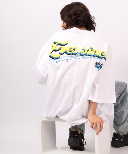 RE730(アールイーセブンサーティー)の「RE730 モンスタービッグシルエット半袖Tシャツ(Tシャツ/カットソー・メンズ・ホワイト/ブラック/ベージュ/ピンク/ブラック系その他3/ブルー系その他3/ホワイト系その他2/グリーン系その他2/グリーン系その他3/ホワイト系その他3/ブルー系その他2/ブラック系その他2/ホワイト系その他/ホワイト系その他4/ブラック系その他4/ブルー系その他4/ブラック系その他/ピンク系その他・M/L)」の6枚目の写真