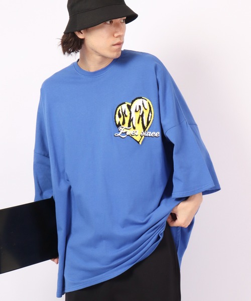 RE730(アールイーセブンサーティー)の「RE730 モンスタービッグシルエット半袖Tシャツ(Tシャツ/カットソー・メンズ・ホワイト/ブラック/ベージュ/ピンク/ブラック系その他3/ブルー系その他3/ホワイト系その他2/グリーン系その他2/グリーン系その他3/ホワイト系その他3/ブルー系その他2/ブラック系その他2/ホワイト系その他/ホワイト系その他4/ブラック系その他4/ブルー系その他4/ブラック系その他/ピンク系その他・M/L)」の16枚目の写真