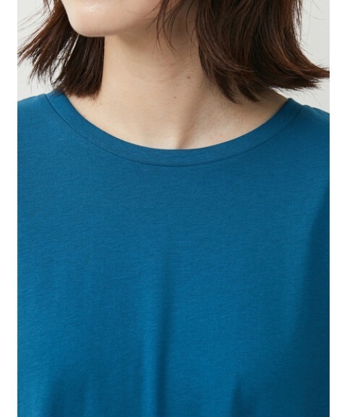 Green　Parks（グリーンパークス）の「汗染み防止 フレンチスリーブワンピース（ワンピース・レディース・グレー/ブルー/グリーン・FREE）」の6枚目の写真