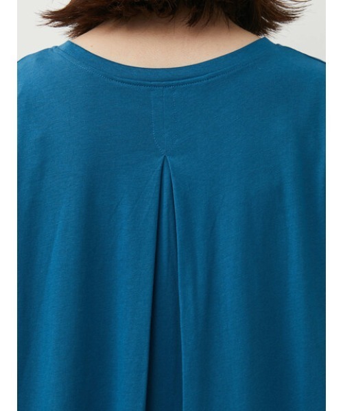 Green　Parks（グリーンパークス）の「汗染み防止 フレンチスリーブワンピース（ワンピース・レディース・グレー/ブルー/グリーン・FREE）」の7枚目の写真