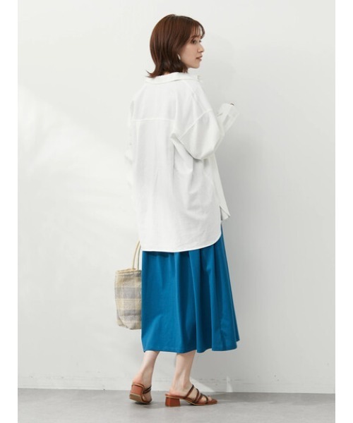 Green　Parks（グリーンパークス）の「汗染み防止 フレンチスリーブワンピース（ワンピース・レディース・グレー/ブルー/グリーン・FREE）」の11枚目の写真