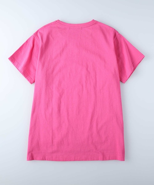 HONEYSUCKLE ROSE（ハニーサックルローズ）の「【HONEYSUCKLE ROSE】カラースリットビッグＴシャツ（Tシャツ/カットソー・レディース・パープル/ピンク/ライム・S/M/L）」の18枚目の写真