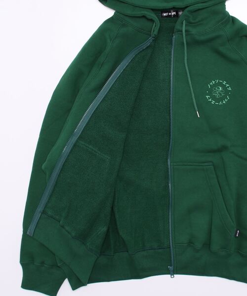 Not So Ape（ノットソーエイプ）の「ZIP-UP HOODIE（パーカー・メンズ・マスタード/グリーン/ブラック・MEDIUM/X-LARGE/LARGE）」の16枚目の写真