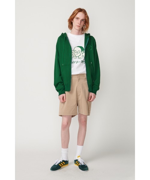 Not So Ape（ノットソーエイプ）の「ZIP-UP HOODIE（パーカー・メンズ・マスタード/グリーン/ブラック・MEDIUM/X-LARGE/LARGE）」の9枚目の写真