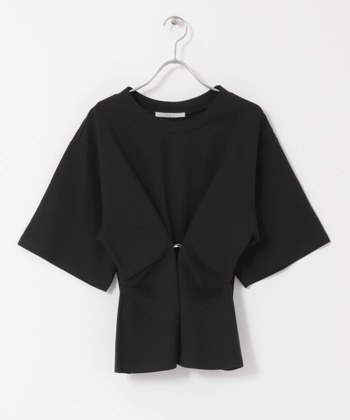 KBF（ケイビーエフ）の「2WAYクルーTシャツ（Tシャツ/カットソー・レディース・ホワイト/ブラック/ブルー・ONE）」の11枚目の写真