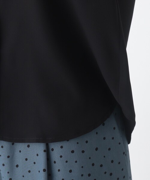 index（インデックス）の「◆セーラーカラーパールボタンブラウス【WEB限定サイズ】（シャツ/ブラウス・レディース・ブルー/ブラック/ホワイト系・42/38/40/36）」の9枚目の写真