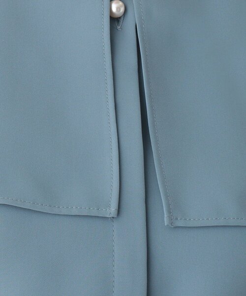 index（インデックス）の「◆セーラーカラーパールボタンブラウス【WEB限定サイズ】（シャツ/ブラウス・レディース・ブルー/ブラック/ホワイト系・42/38/40/36）」の13枚目の写真