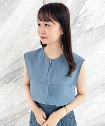 index | セーラーカラーパールボタンブラウス【WEB限定サイズ】(シャツ/ブラウス)