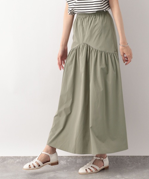 GLOBAL WORK(グローバルワーク)の「ラウンドティアードスカート/297651(スカート・レディース・ブラック/カーキ/アイボリー・FREE)」の21枚目の写真