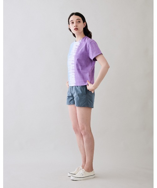Saturdays NYC(サタデーズ ニューヨークシティ )の「Ineternational Watercolor Standard SS Tee(Tシャツ/カットソー・レディース・ネイビー/ミント・L/M/S/X-SMALL)」の3枚目の写真