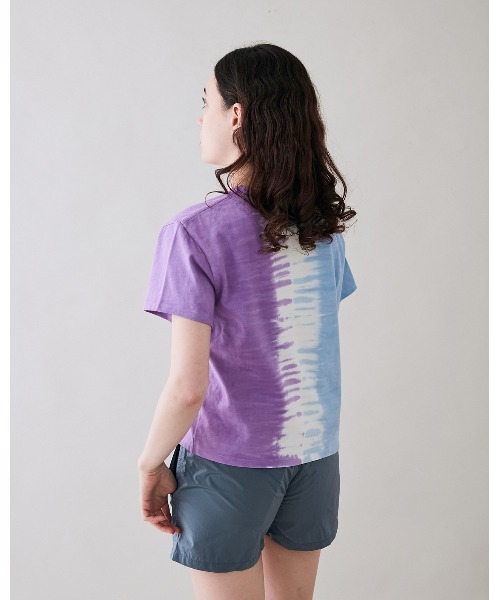 Saturdays NYC(サタデーズ ニューヨークシティ )の「Ineternational Watercolor Standard SS Tee(Tシャツ/カットソー・レディース・ネイビー/ミント・L/M/S/X-SMALL)」の4枚目の写真