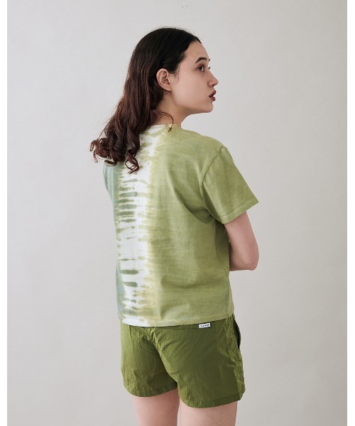 Saturdays NYC(サタデーズ ニューヨークシティ )の「Ineternational Watercolor Standard SS Tee(Tシャツ/カットソー・レディース・ネイビー/ミント・L/M/S/X-SMALL)」の6枚目の写真