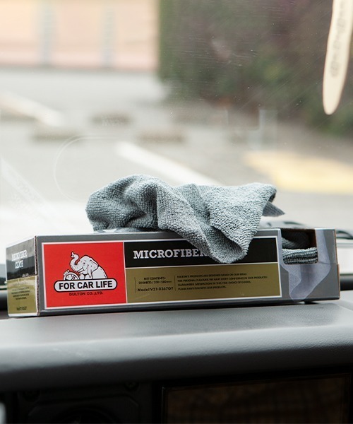 DULTON（ダルトン）の「MICROFIBER CLOTH /マイクロファイバークロス（掃除グッズ・メンズ・ホワイト/ネイビー/グレー/レッド/オリーブ・FREE）」の3枚目の写真