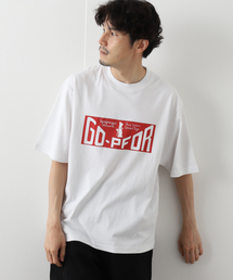 【GO-PFOR / ゴー・ファー】別注 ボックスプリント Tシャツ