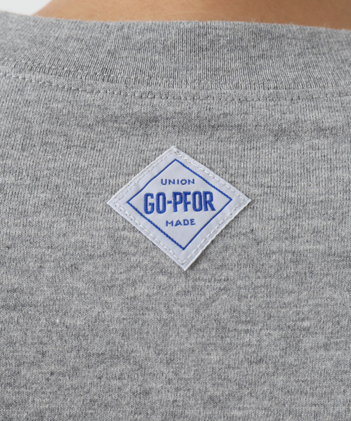 417 EDIFICE（フォーワンセブンエディフィス）の「【GO-PFOR / ゴー・ファー】別注 ボックスプリント Tシャツ（Tシャツ/カットソー・メンズ・ブラック/ホワイト/グレー・SMALL/MEDIUM/LARGE）」の10枚目の写真