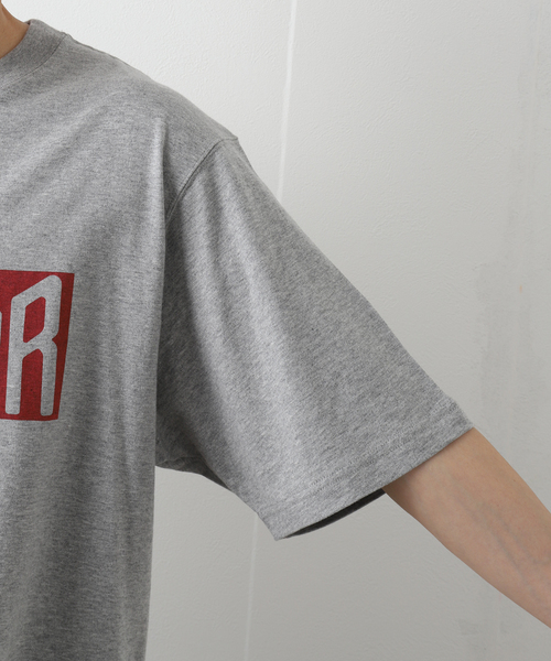 417 EDIFICE（フォーワンセブンエディフィス）の「【GO-PFOR / ゴー・ファー】別注 ボックスプリント Tシャツ（Tシャツ/カットソー・メンズ・ブラック/ホワイト/グレー・SMALL/MEDIUM/LARGE）」の11枚目の写真