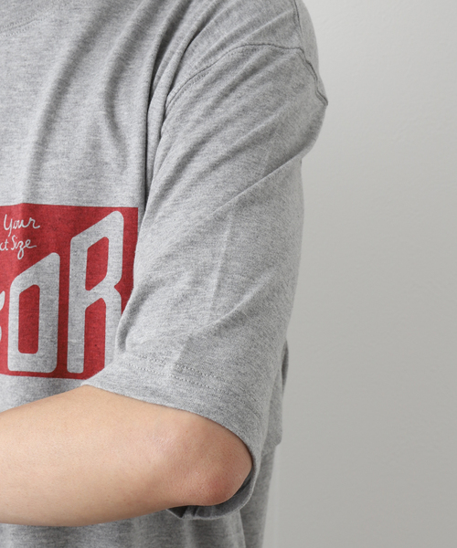 417 EDIFICE（フォーワンセブンエディフィス）の「【GO-PFOR / ゴー・ファー】別注 ボックスプリント Tシャツ（Tシャツ/カットソー・メンズ・ブラック/ホワイト/グレー・SMALL/MEDIUM/LARGE）」の12枚目の写真