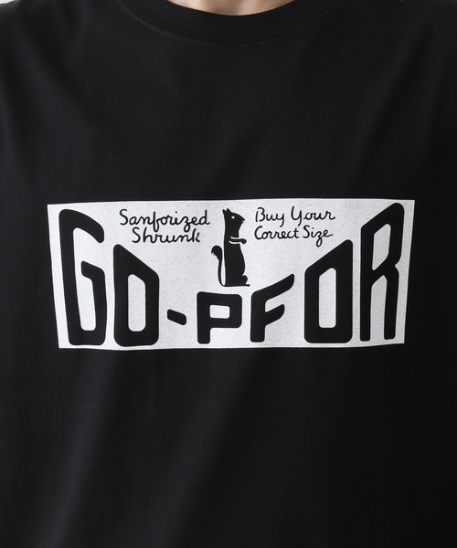 417 EDIFICE（フォーワンセブンエディフィス）の「【GO-PFOR / ゴー・ファー】別注 ボックスプリント Tシャツ（Tシャツ/カットソー・メンズ・ブラック/ホワイト/グレー・SMALL/MEDIUM/LARGE）」の13枚目の写真