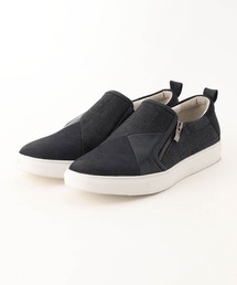 NICOLE CLUB FOR MEN | 配色切替サイドZIPスリッポン(スリッポン)