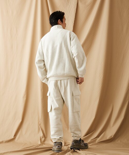 Champion(チャンピオン)の「【Champion × JS by SUPER MARKET】別注 ハーフジップ スウェット(スウェット・メンズ・ブラック/ネイビー/グレー/カーキ・MEDIUM/LARGE/X-LARGE)」の20枚目の写真