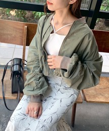 OLIVE des OLIVE | くしゅくしゅボリュームブルゾン(ブルゾン)