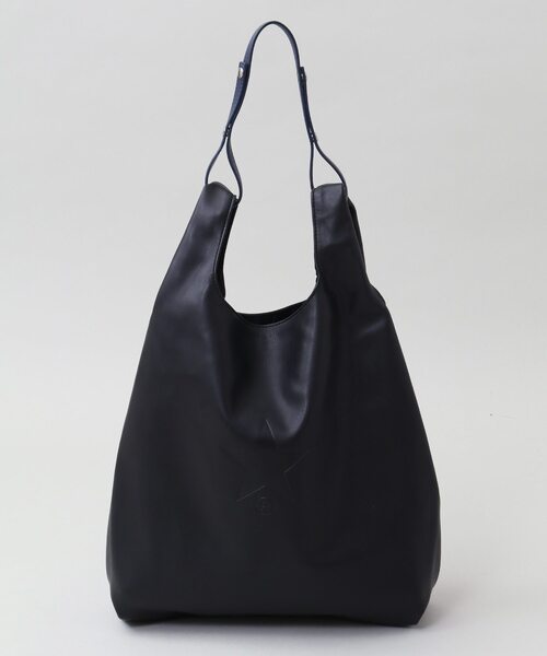 CONVERSE TOKYO（コンバーストウキョウ）の「エコレザーショッピングバッグ（トートバッグ・レディース・ブラック/シルバー/ブルー・FREE）」の2枚目の写真