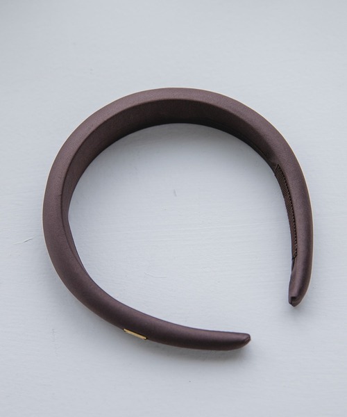 A part by（アパートバイ）の「【e/rm】サテンパフカチューシャ　157725（カチューシャ・レディース・ブラウン/ブラック・FREE）」の10枚目の写真