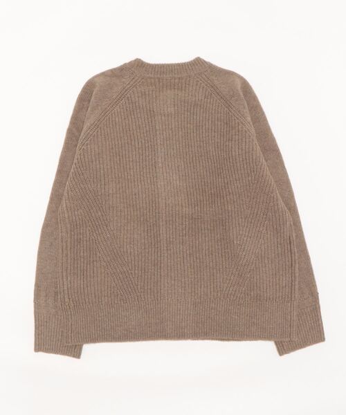 NOMBRE IMPAIR(ノンブルアンペール)の「片畦×天竺コンビ ラウンドネックカーデ(カーディガン/ボレロ・レディース・ブルー/ライトグリーン/ベージュ/オレンジ・FREE)」の21枚目の写真