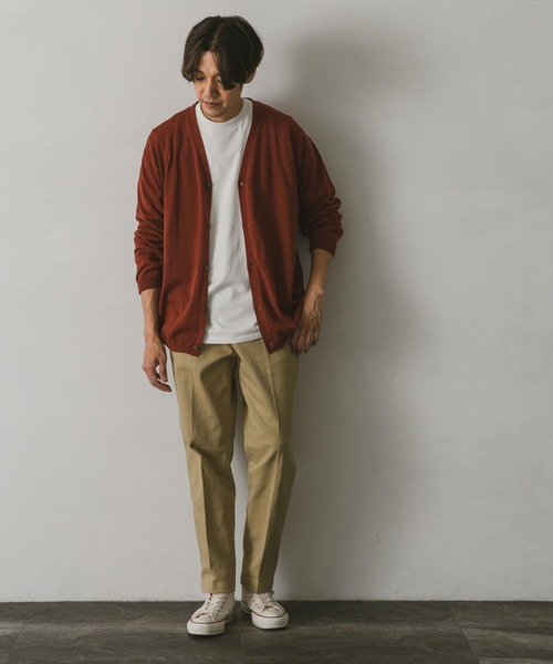 URBAN RESEARCH DOORS(アーバンリサーチドアーズ)の「強撚Vネックカーディガン(カーディガン/ボレロ・メンズ・ネイビー/グレー/ブラウン系その他/ブルー系その他・MEDIUM/LARGE)」の19枚目の写真