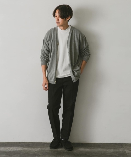 URBAN RESEARCH DOORS(アーバンリサーチドアーズ)の「強撚Vネックカーディガン(カーディガン/ボレロ・メンズ・ネイビー/グレー/ブラウン系その他/ブルー系その他・MEDIUM/LARGE)」の13枚目の写真