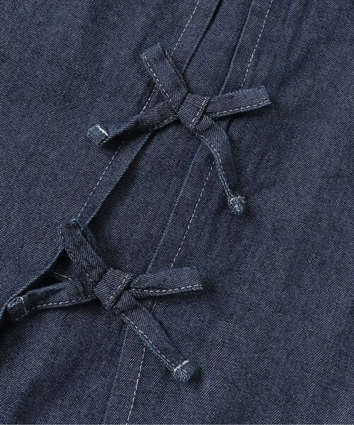 BREEZE（ブリーズ）の「シャツワンピース（シャツワンピース・キッズ・アイボリー/インディゴブルー・100/90/120/130/140/110/80）」の10枚目の写真