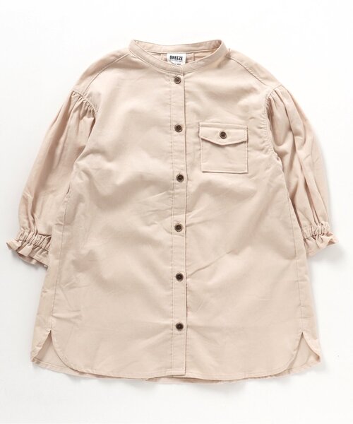 BREEZE（ブリーズ）の「シャツワンピース（シャツワンピース・キッズ・アイボリー/インディゴブルー・100/90/120/130/140/110/80）」の20枚目の写真