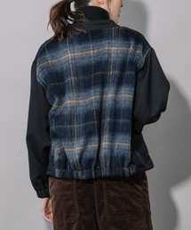 Munich | リサイクルポリエステル×チェックドッキングブルゾン(ブルゾン)