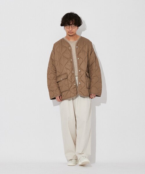 EDIFICE（エディフィス）の「キルティング  ライナー オーバーサイズ ブルゾン（ブルゾン・メンズ・ブラック/カーキ/ネイビー/レッド・SMALL/MEDIUM/LARGE）」の11枚目の写真