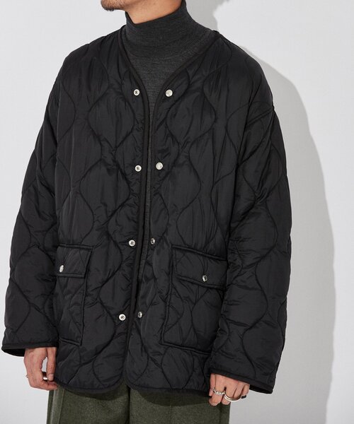 EDIFICE（エディフィス）の「キルティング  ライナー オーバーサイズ ブルゾン（ブルゾン・メンズ・ブラック/カーキ/ネイビー/レッド・SMALL/MEDIUM/LARGE）」の20枚目の写真