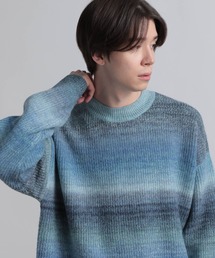 HARE | グラデボーダーニット(HARE)(ニット/セーター)