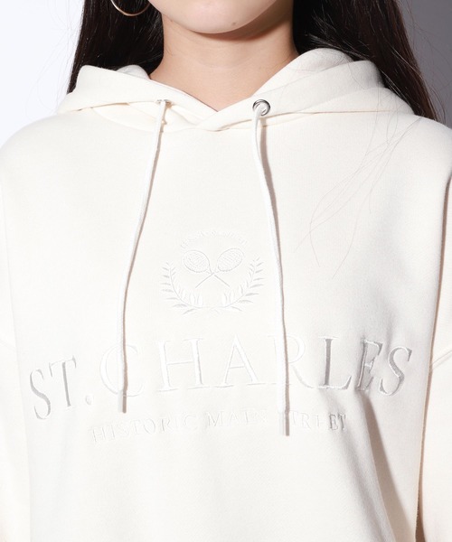 repipi armario(レピピ アルマリオ)の「【裏起毛】シシュウBIGパーカー(パーカー・キッズ・スミクロ/パープル/グリーン/アイボリー・SMALL/MEDIUM/LARGE)」の15枚目の写真